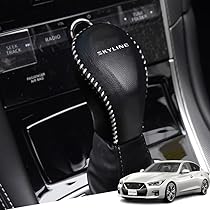 スカイラインV37 後期　シフトノブ34910-6HL0A 白ステッチ　新品 日産(純正) V37 後期 シフトノブ のパーツレビュー